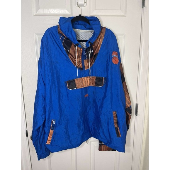 New York Knicks Other - Vintage New York Knicks Two Hype Salem Hype 4 Windbreaker NylonJacket Anorak XXL